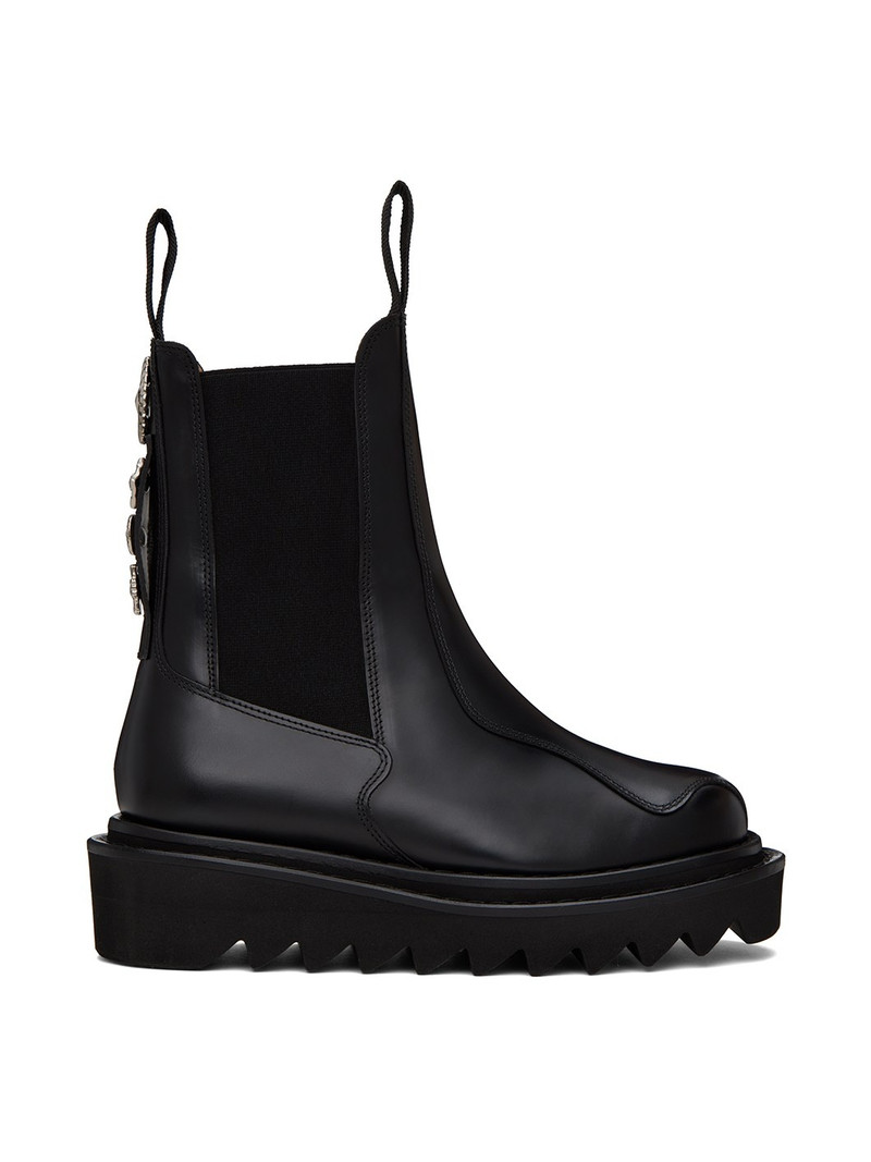SSENSE Exclusive Black Chelsea Boots 1