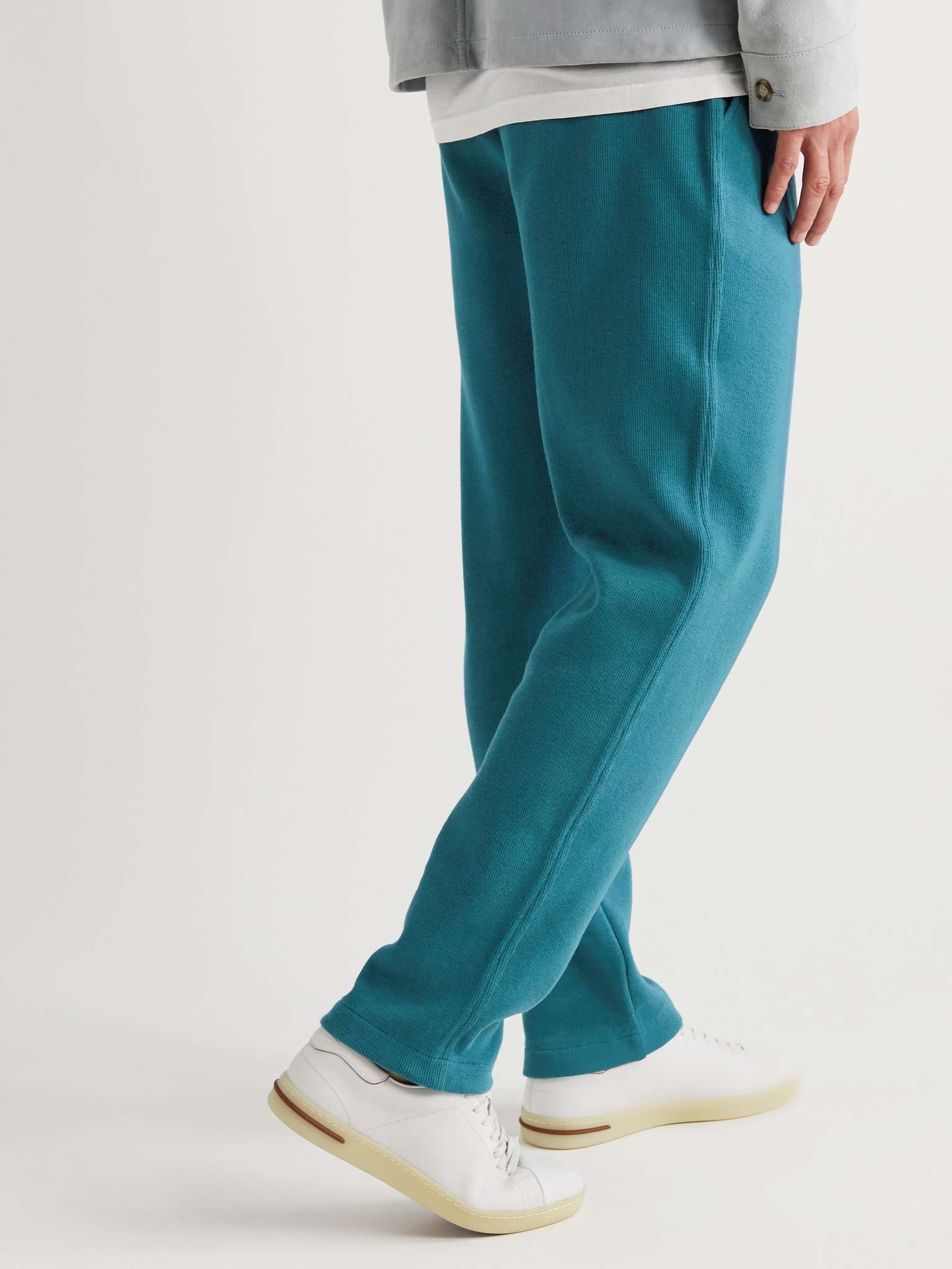 Slim-Fit Tapered Cotton-Jersey Sweatpants - 4