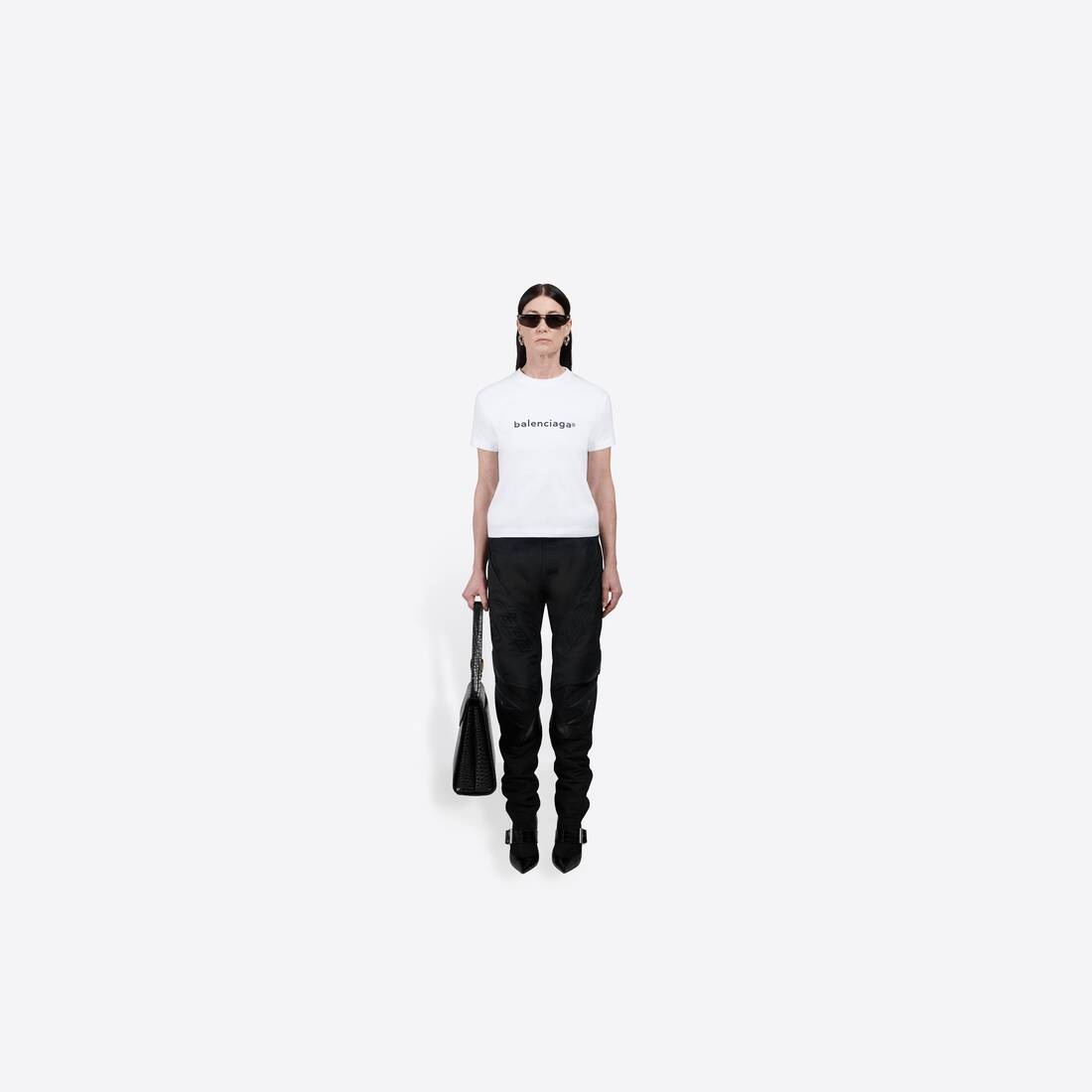 Women's New Copyright Small Fit T-shirt in White - 6