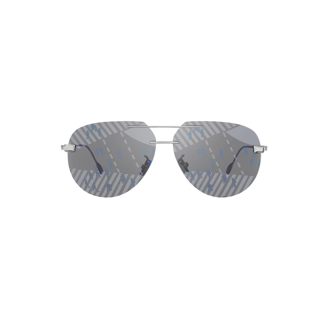Eyewear Pilot Rimless Sunglasses - 1