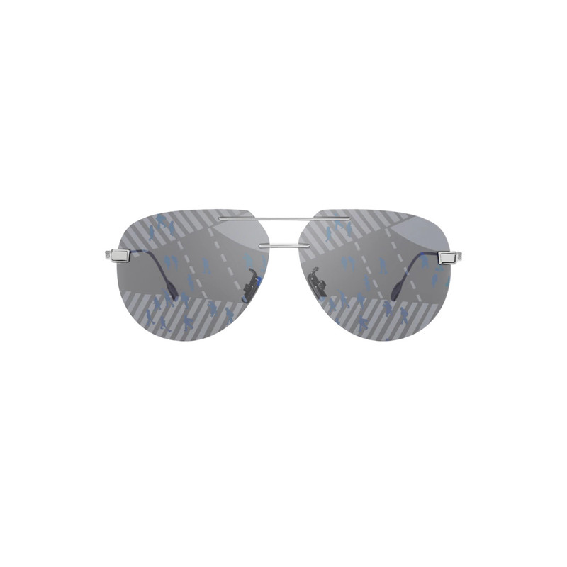 Eyewear Pilot Rimless Sunglasses 1