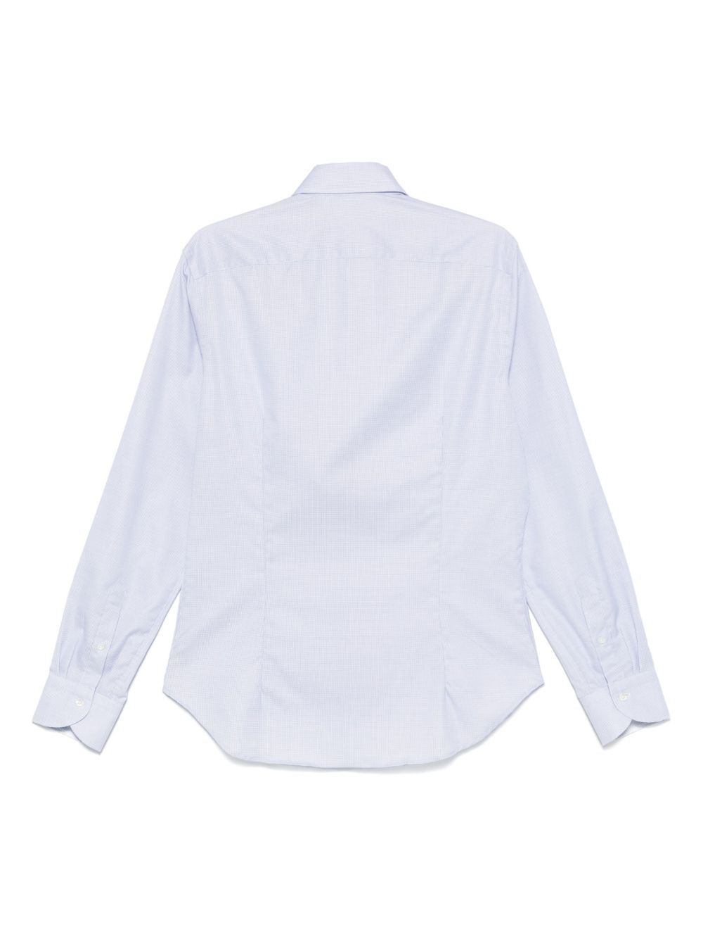 micro check shirt - 2