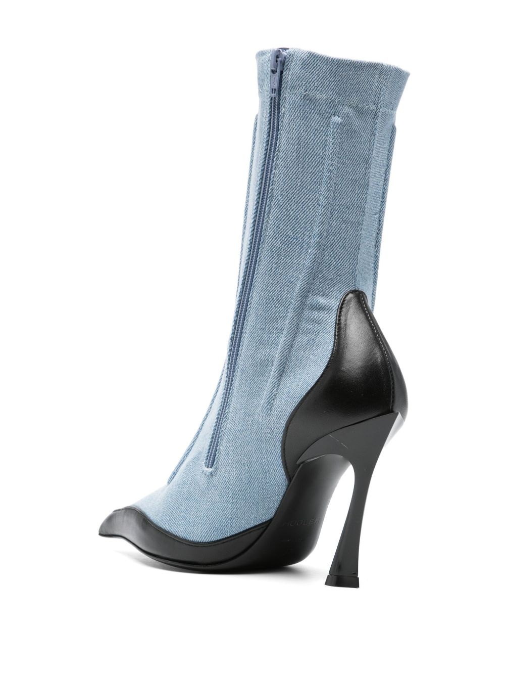 95mm denim boots - 3
