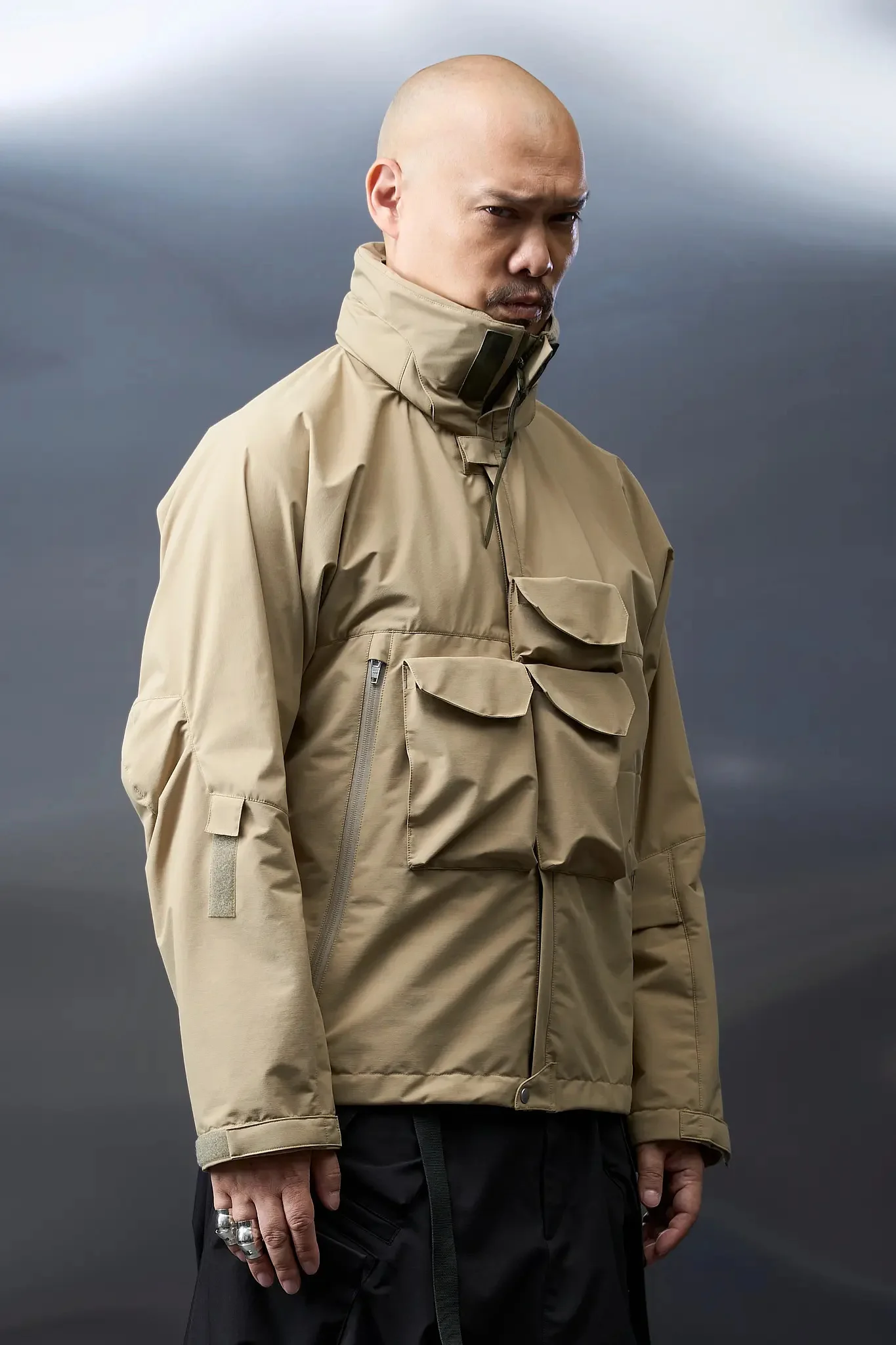 ACRONYM J28-E Epic® Interops Jacket Khaki - J28-E_FW2526 | REVERSIBLE