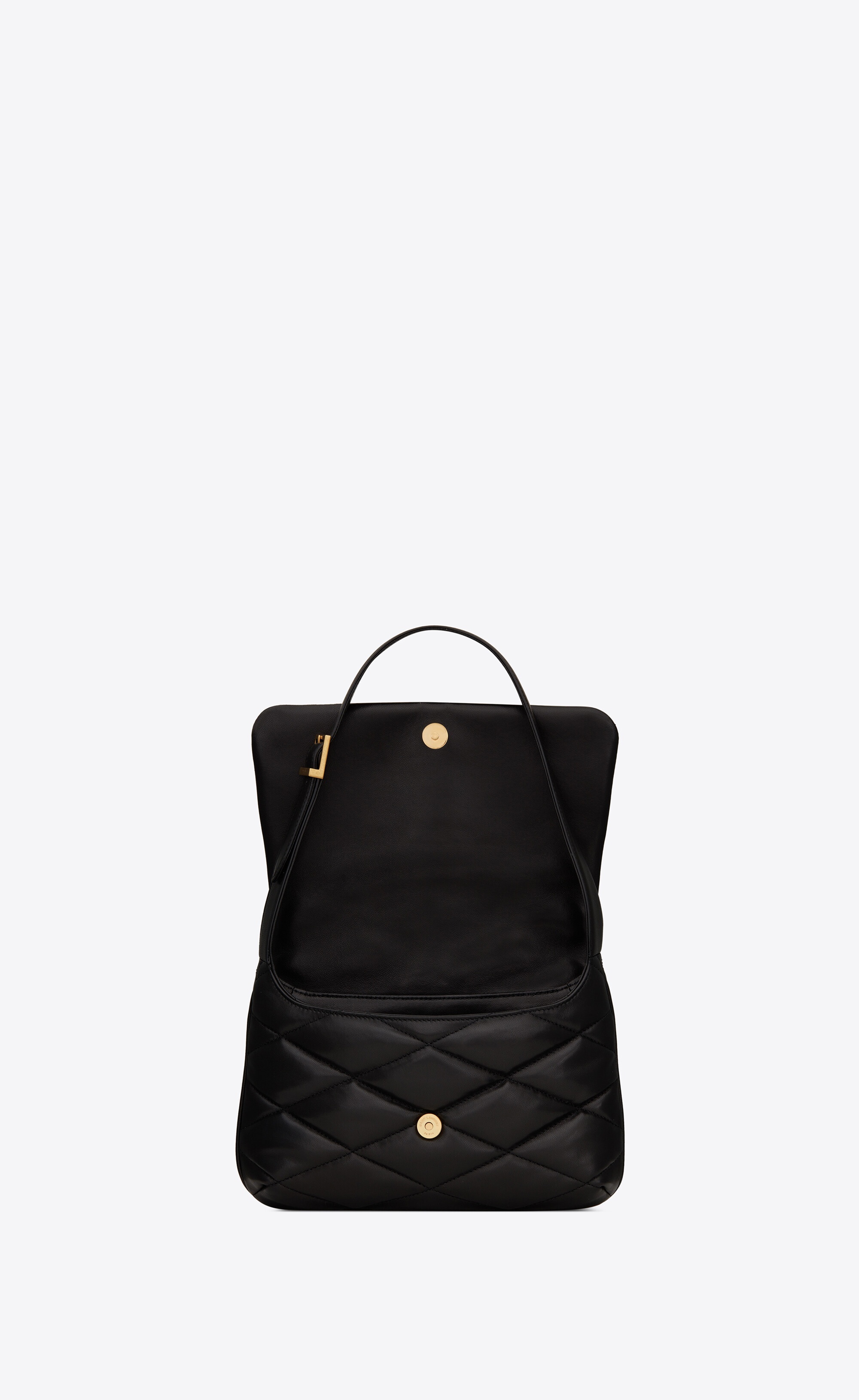 SAINT LAURENT - Le 57 brand-plaque leather shoulder bag