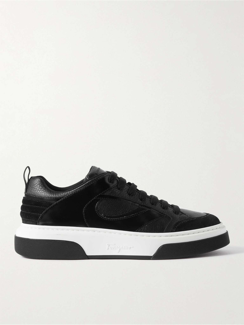 Suede and Leather Sneakers 1