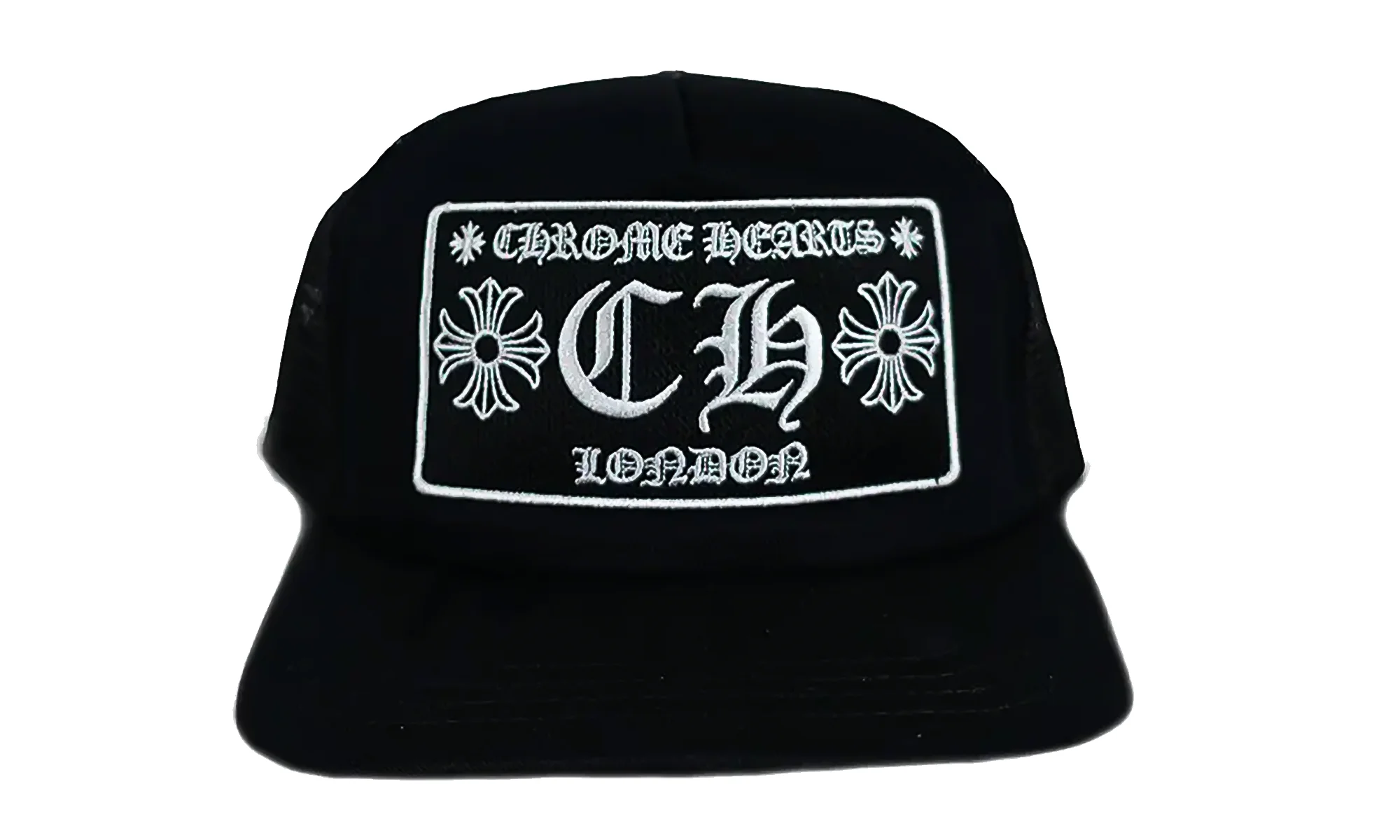 TRUCKER HAT "LONDON - Black/White" CHRM0939 - 1