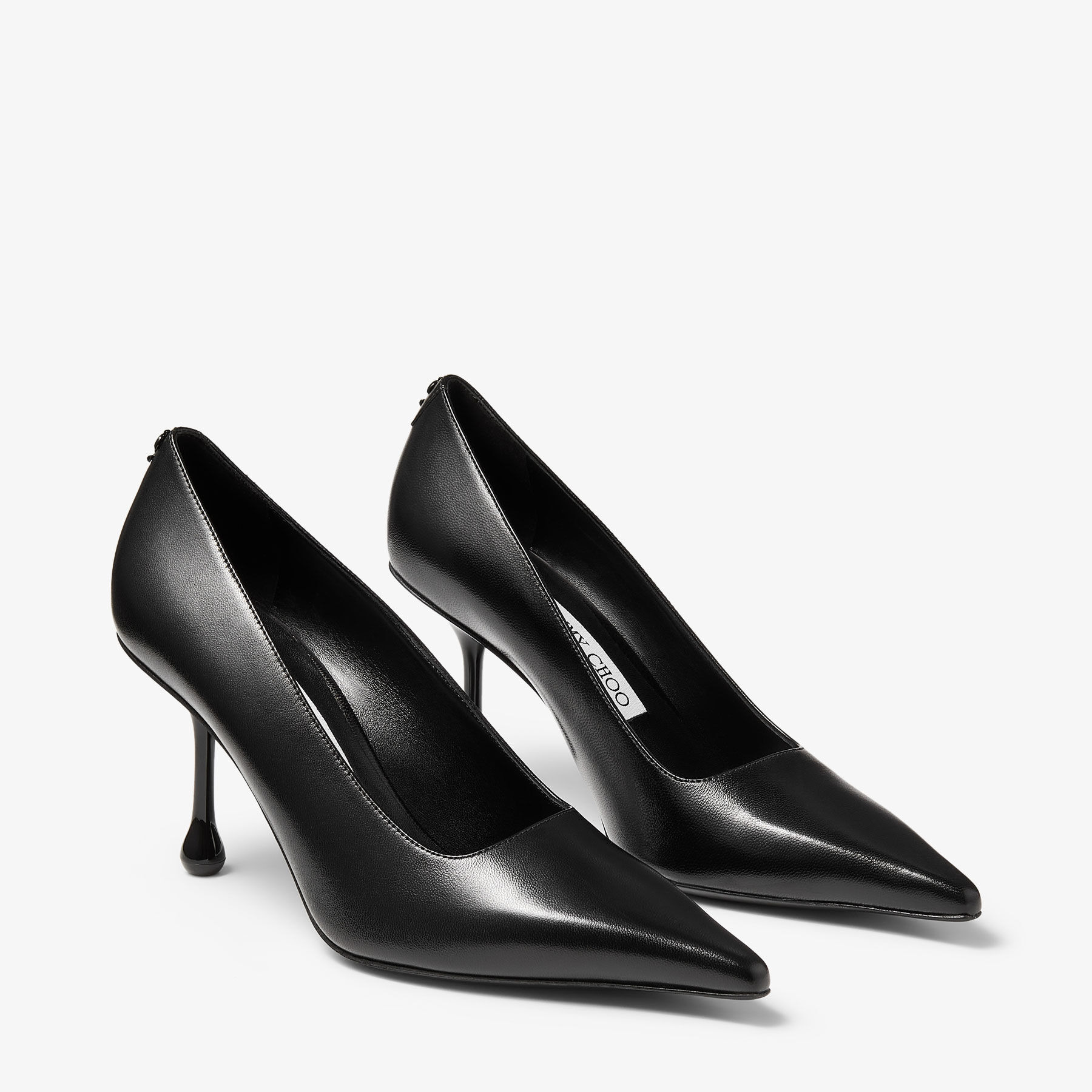 Ixia 80
Black Nappa Leather Pumps - 3