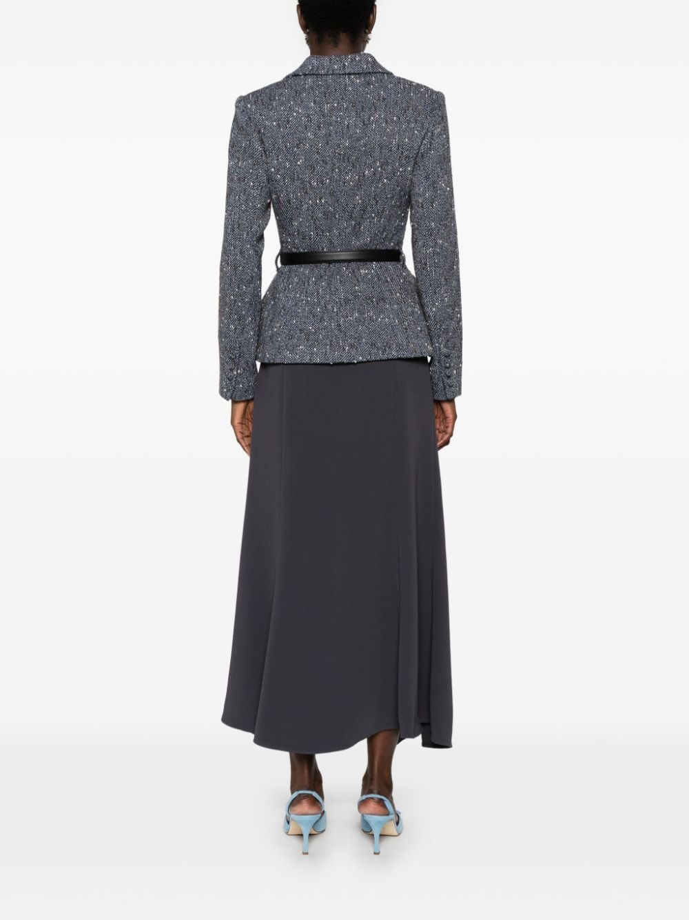 bouclé midi dress - 4