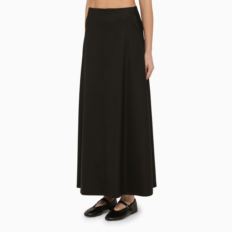 ISOLDAS BLACK LONG SKIRT - 3