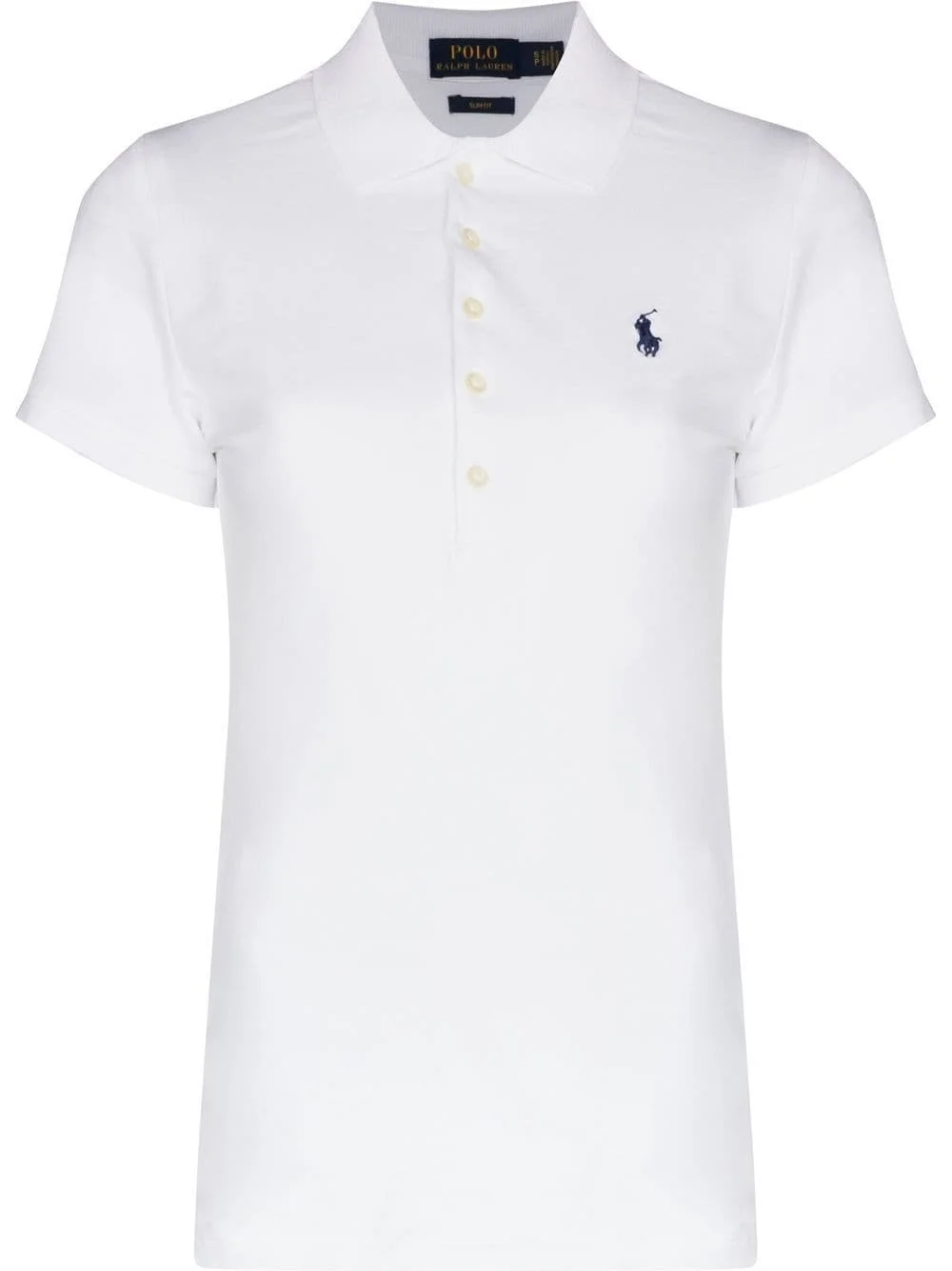 Julie embroidered logo polo shirt - 1