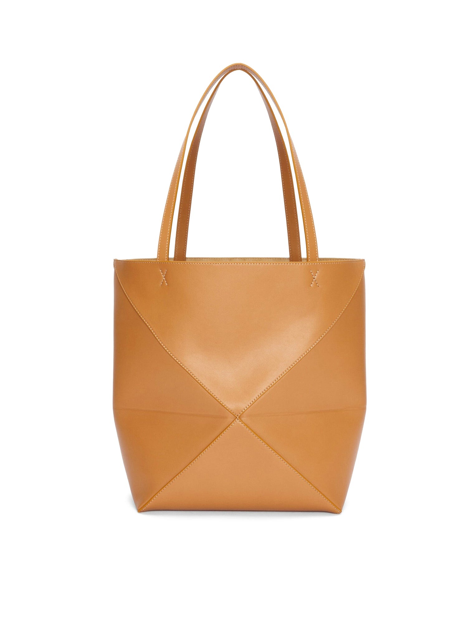 PUZZLE FOLD TOTE BAG IN SHINY CALFSKIN - 5