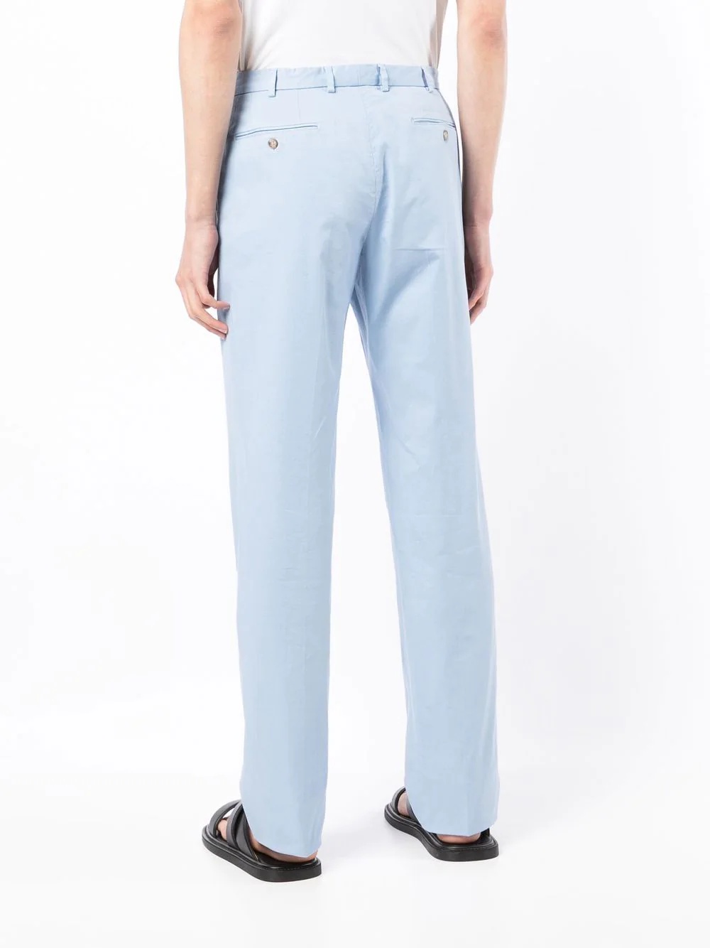 straight-leg chino trousers - 4