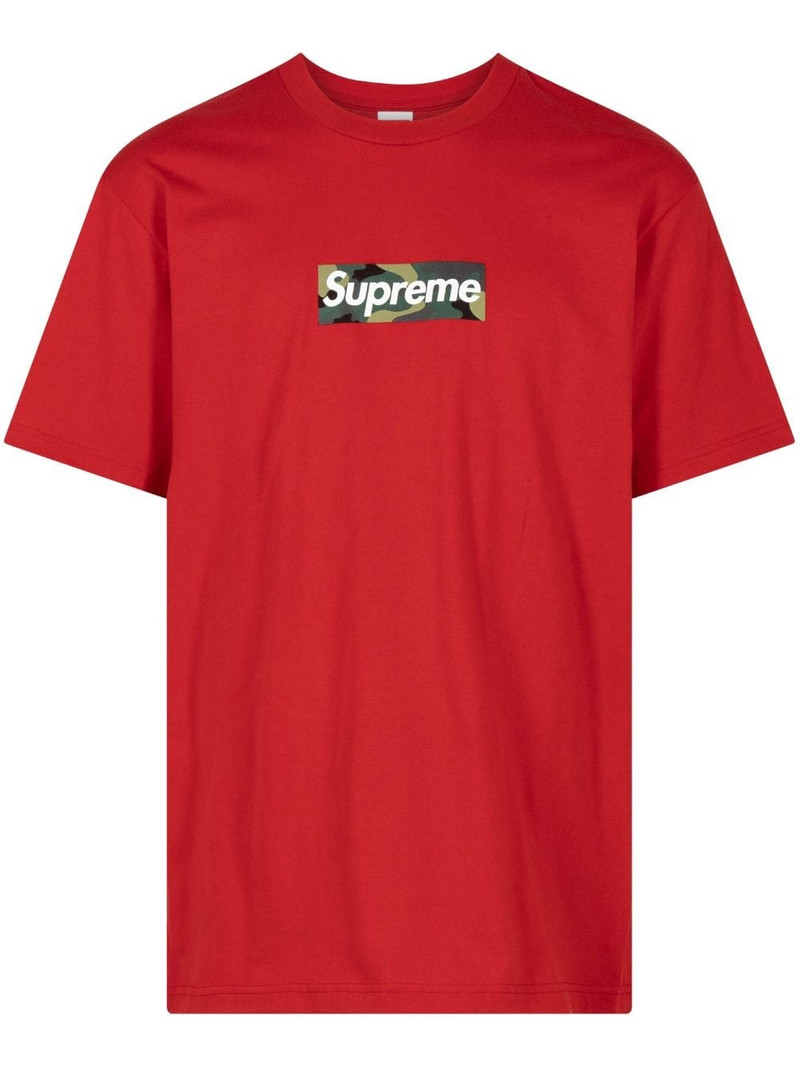 box logo cotton T-shirt 1