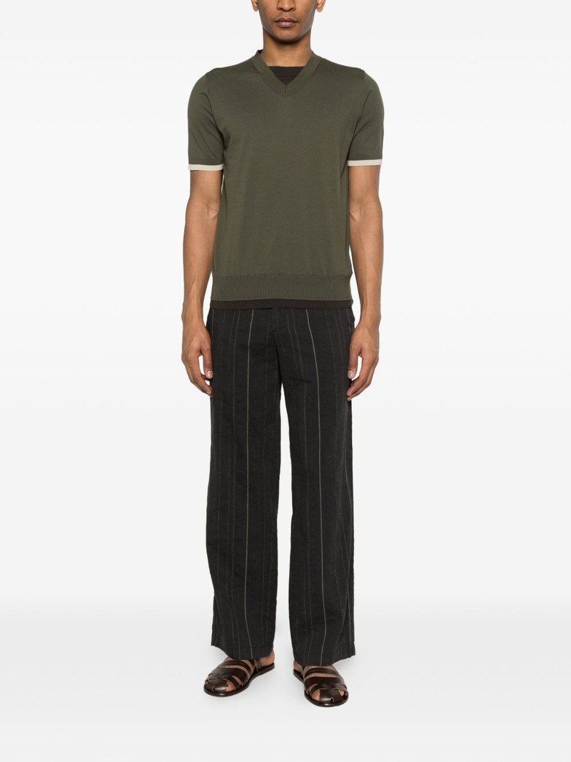 BARENA striped straight trousers outlook