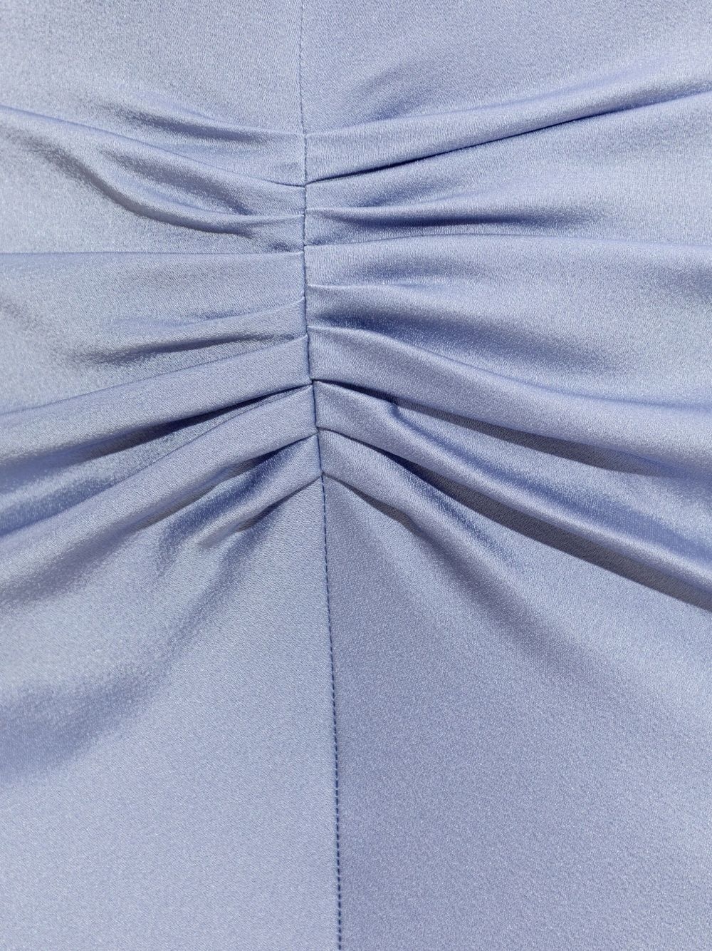 puff-sleeved ruched dress - 5