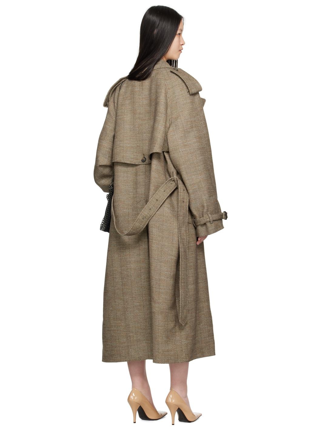 ステラマッカートニー　 Luke Belted Trench Coat STELLA MCCARTNEY Oversized double-breasted belted brushed