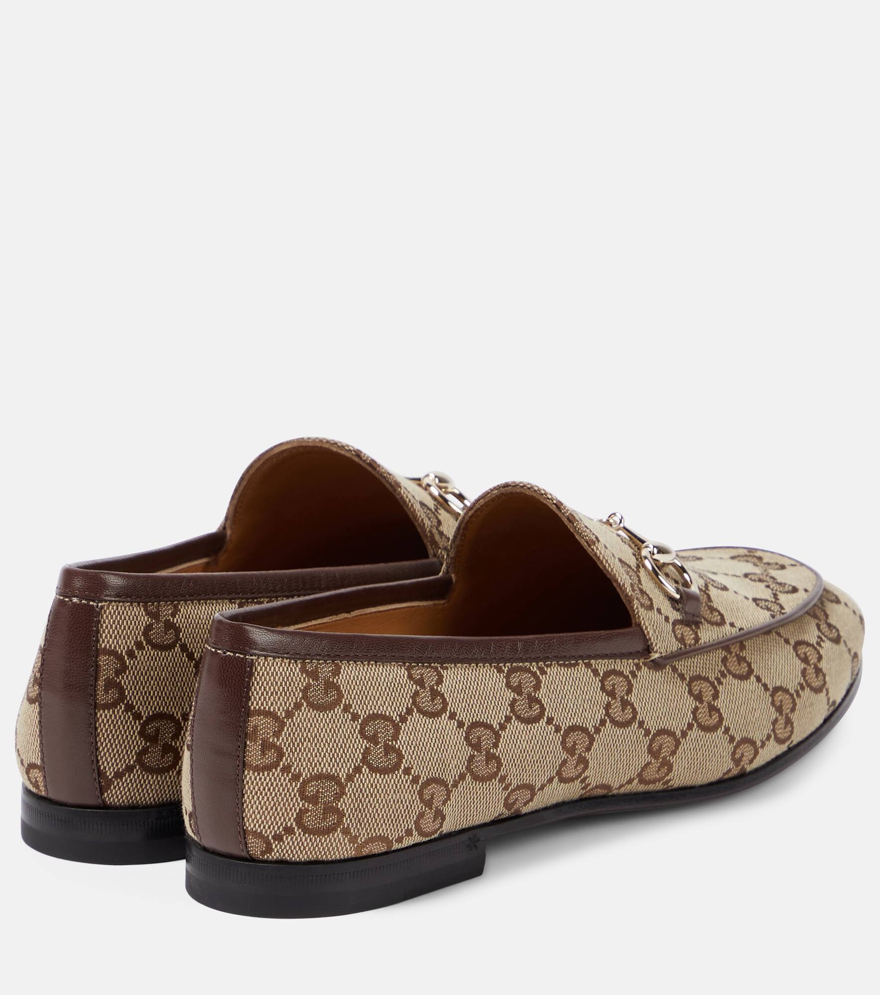 Jordaan Horsebit GG canvas loafers - 2