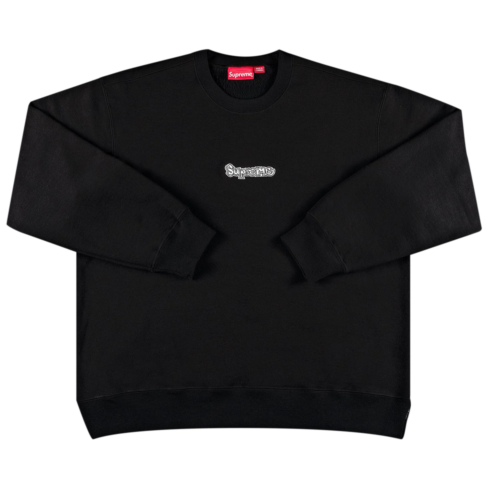Supreme Gonz Logo Crewneck 'Black' - 1