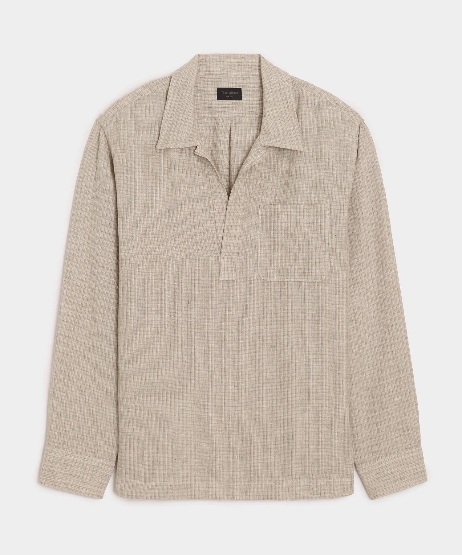 Linen Popover Shirt - 1