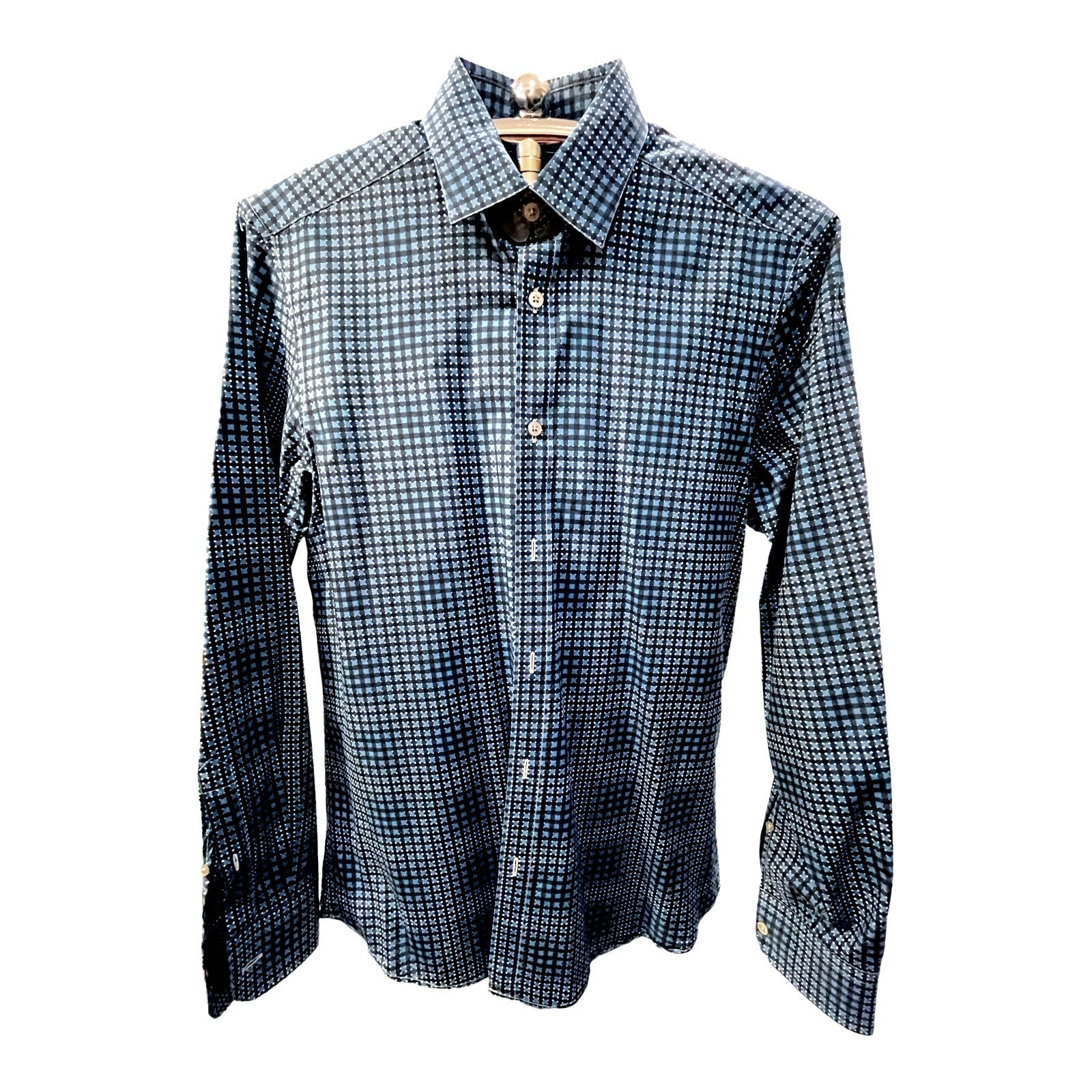 Z Zegna Button Down Shirt - Blue - 2