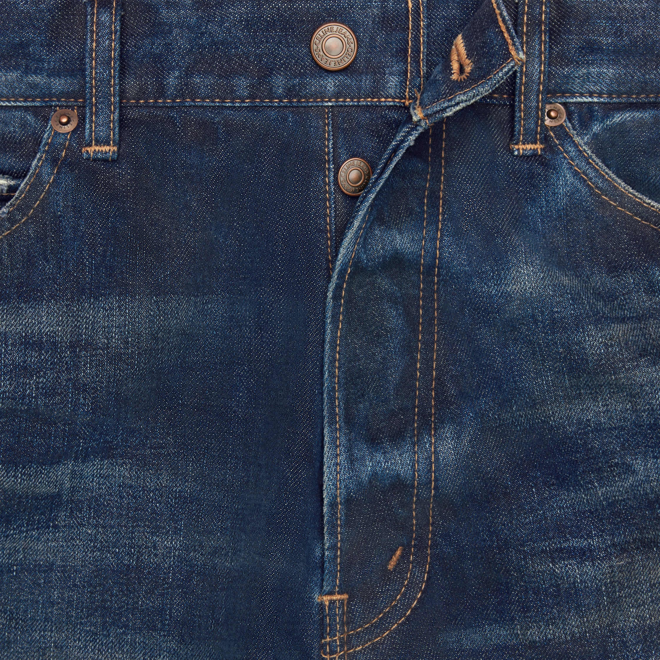 wesley jeans in indigo dark stone denim - 4