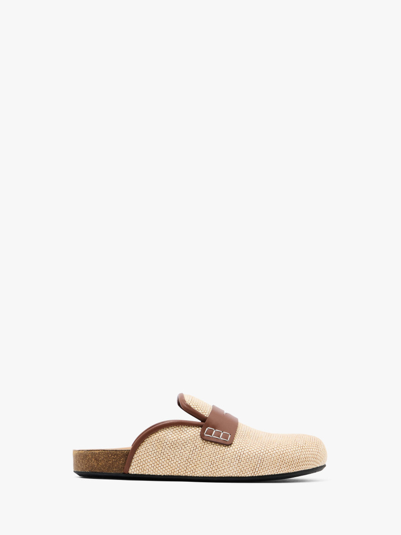 CANVAS LOAFER MULES - 1