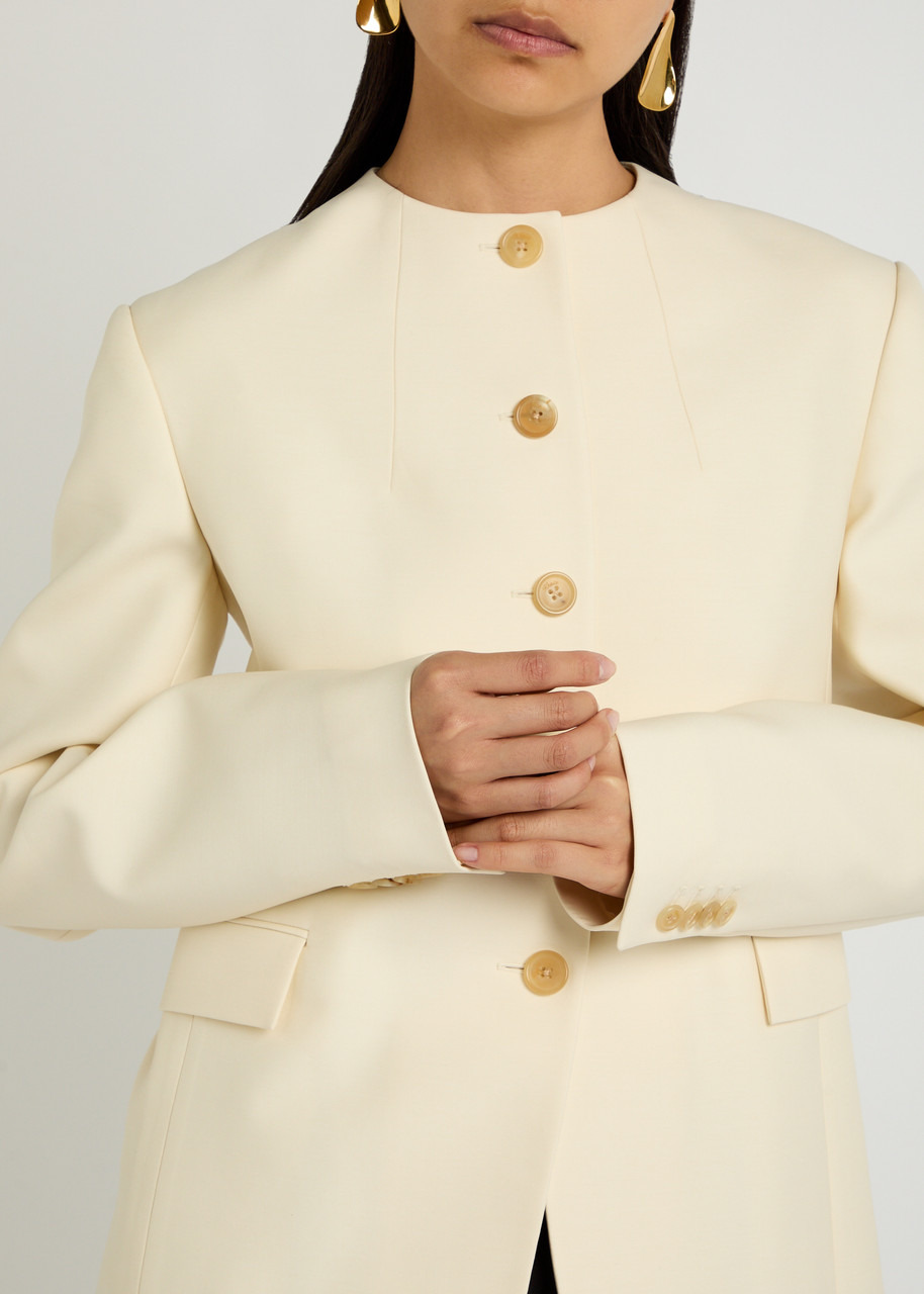 Khaite Jameson Wool-blend Jacket - 5