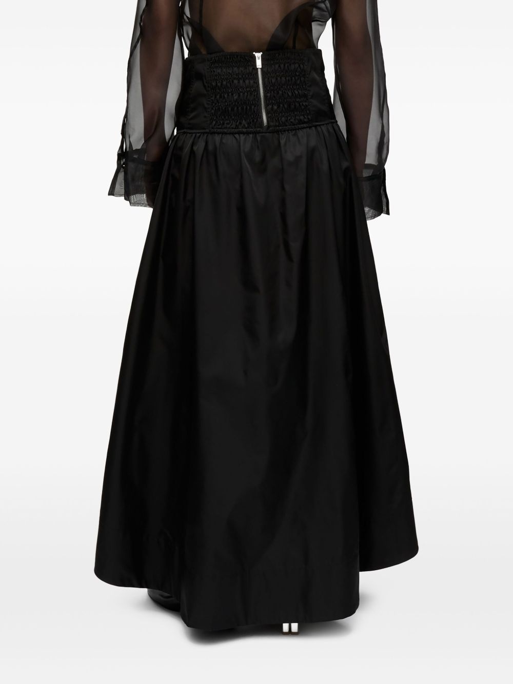 high-waisted maxi skirt - 3