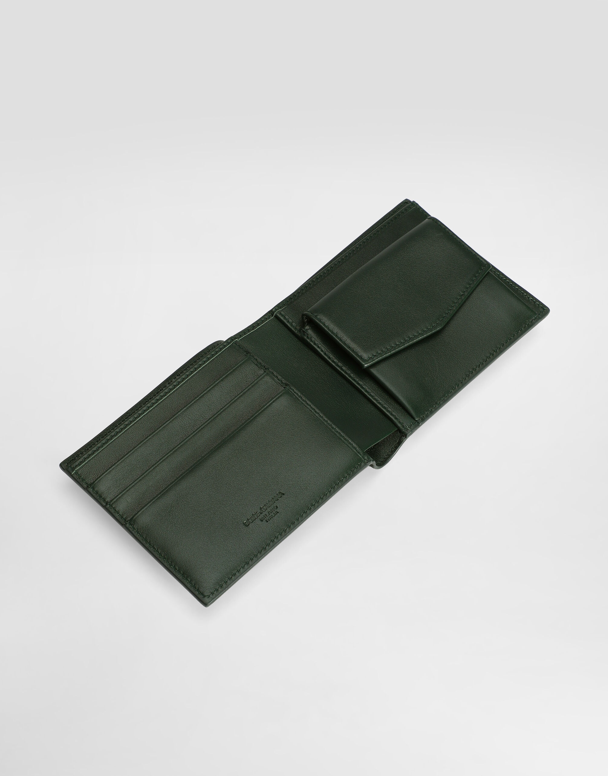 Plongé woven calfskin wallet - 4