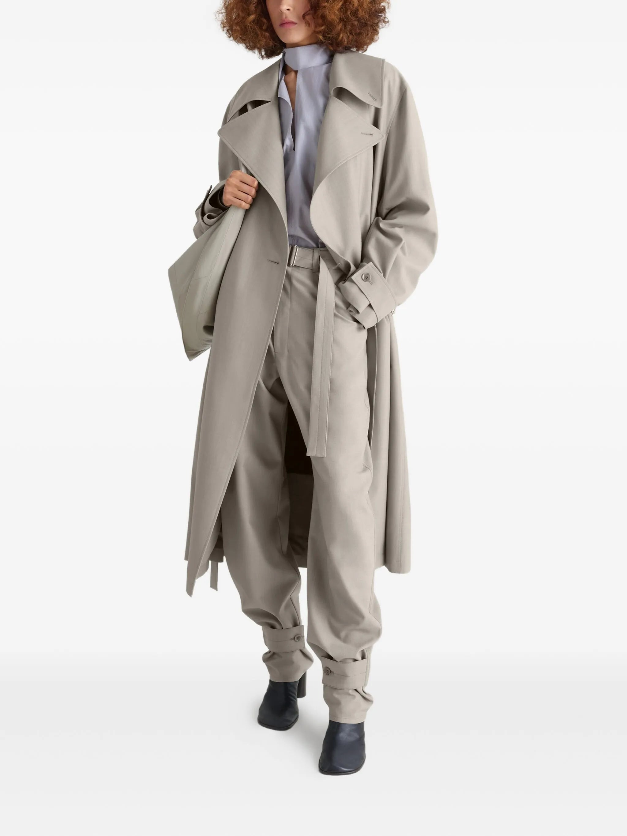 Lemaire Double-breasted Belted Trench Coat - 4