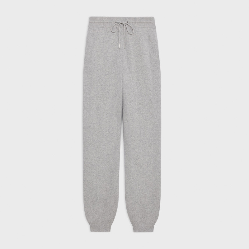 TRACK PANTS IN SULKY CASHMERE AND WOOL 1
