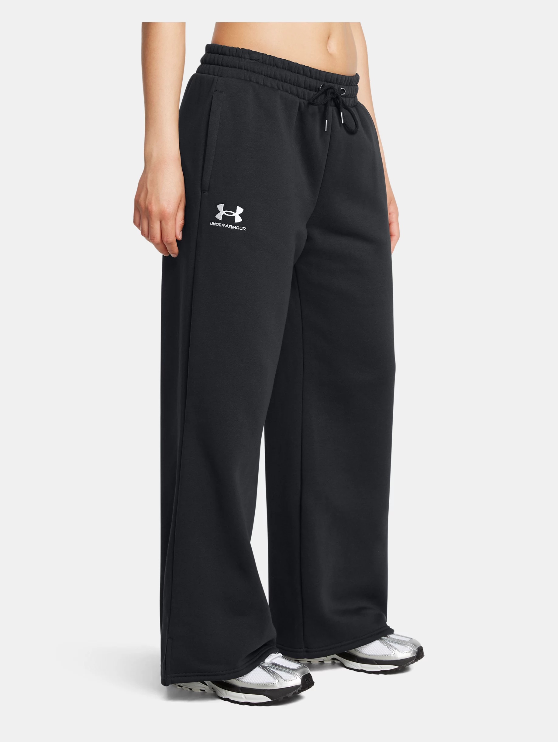 Women's UA Icon Fleece Wide Leg Pants - 2