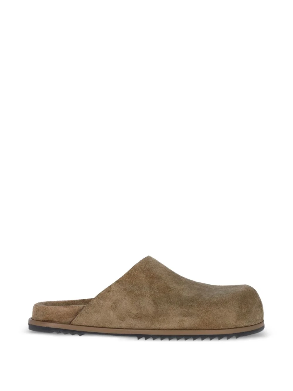 suede slip-on sandals - 1