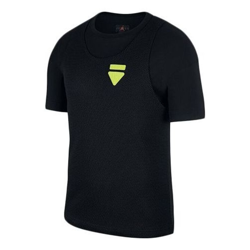 Air Jordan Training Sports Short Sleeve Black CD9711-010 - 1