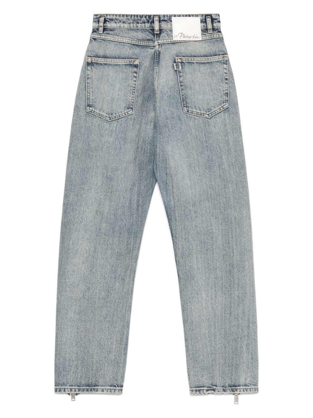 zip-detailed jeans - 2