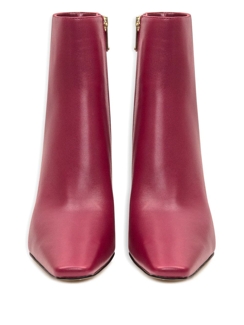 75mm Elise zip-detail block-heel ankle boots 3