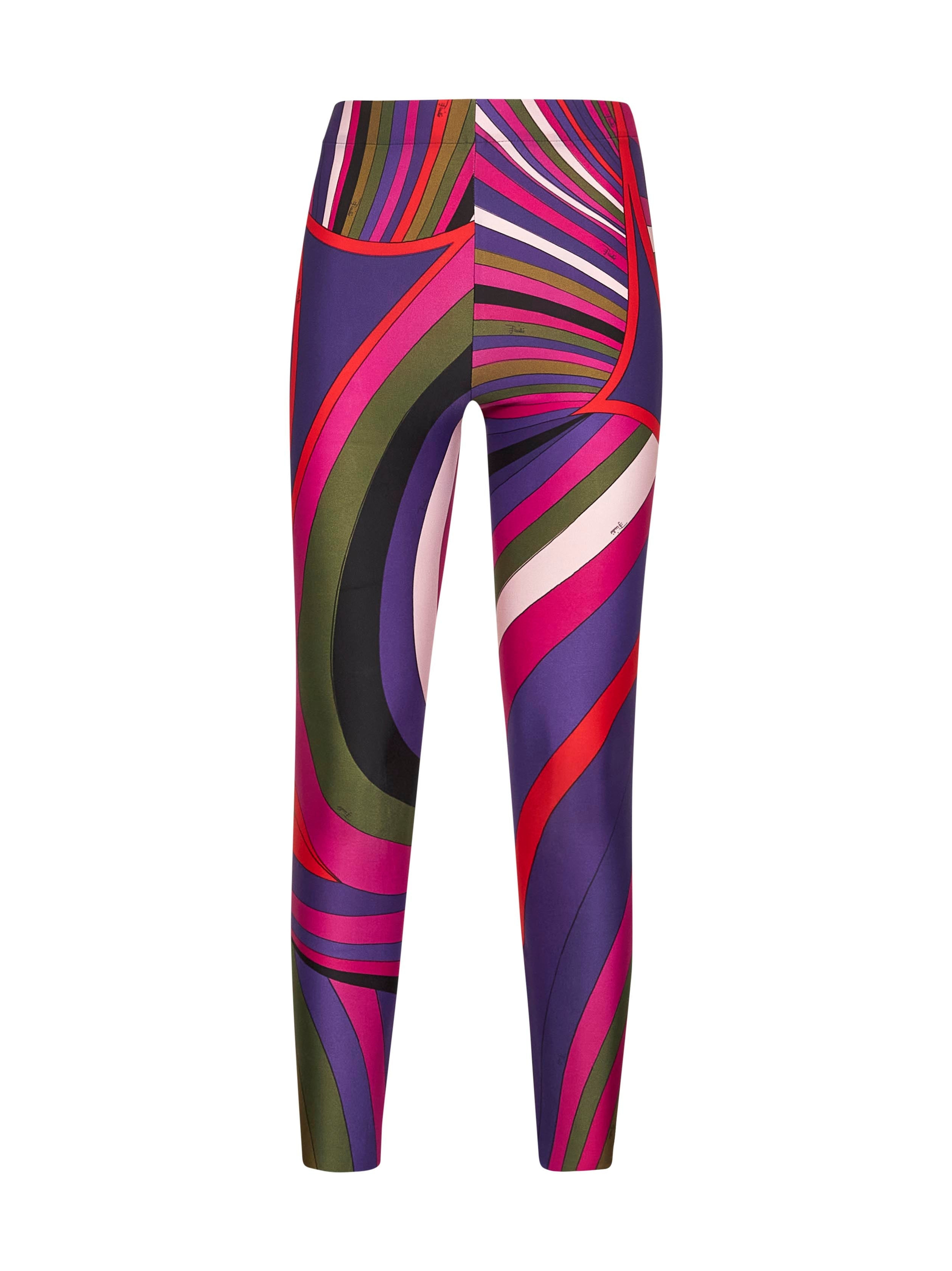 Pucci Women Iride Print Lycra Leggings - 1