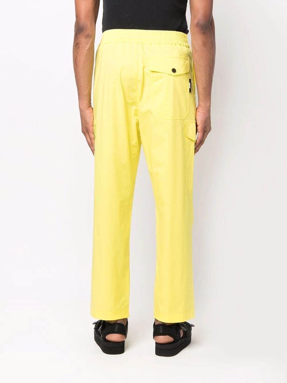 mid-rise straight-leg trousers - 4