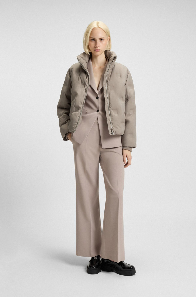 HUGO STACKED-LOGO JACKET WITH WATER-REPELLENT FINISH outlook