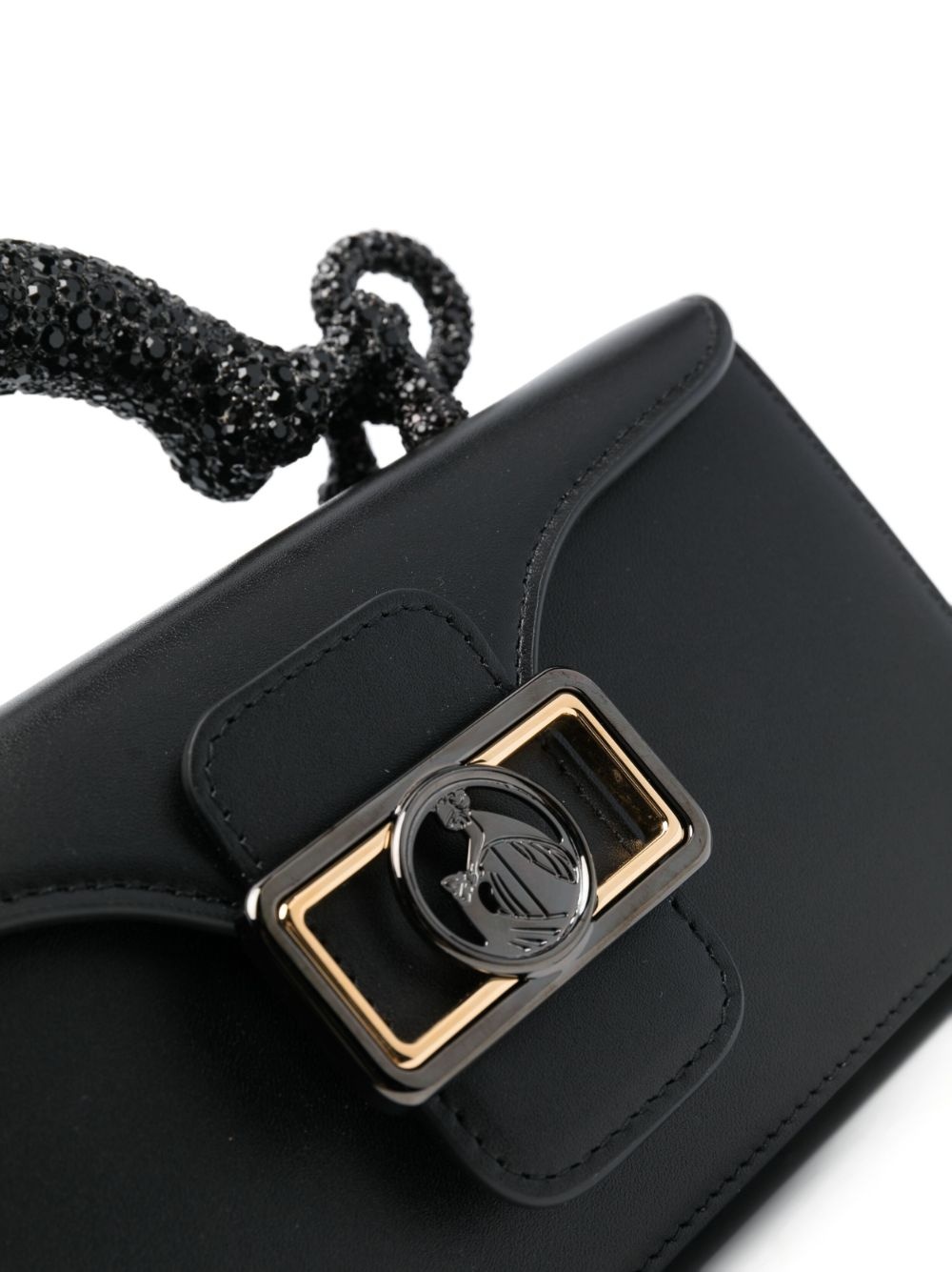 Pencil Cat rhinestone-embellished shoulder bag - 4