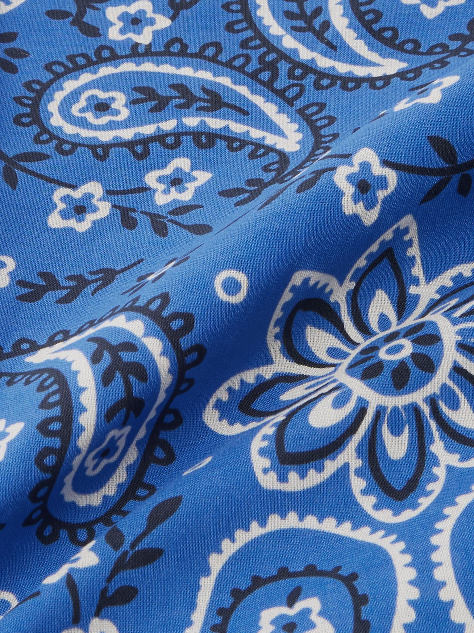 Bandana-Print Cotton Bandana Blue - 3
