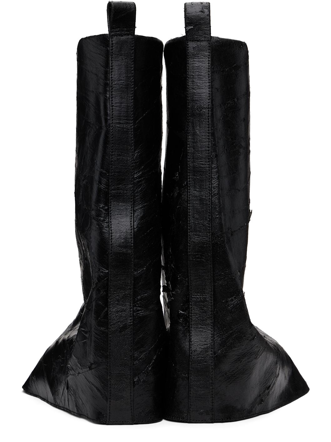Black Porterville Low Fetish Boots - 2