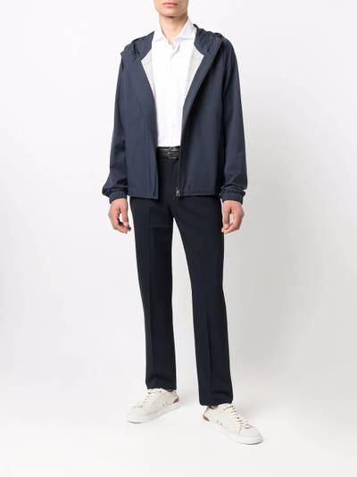 Loro Piana zip-up hooded jacket outlook