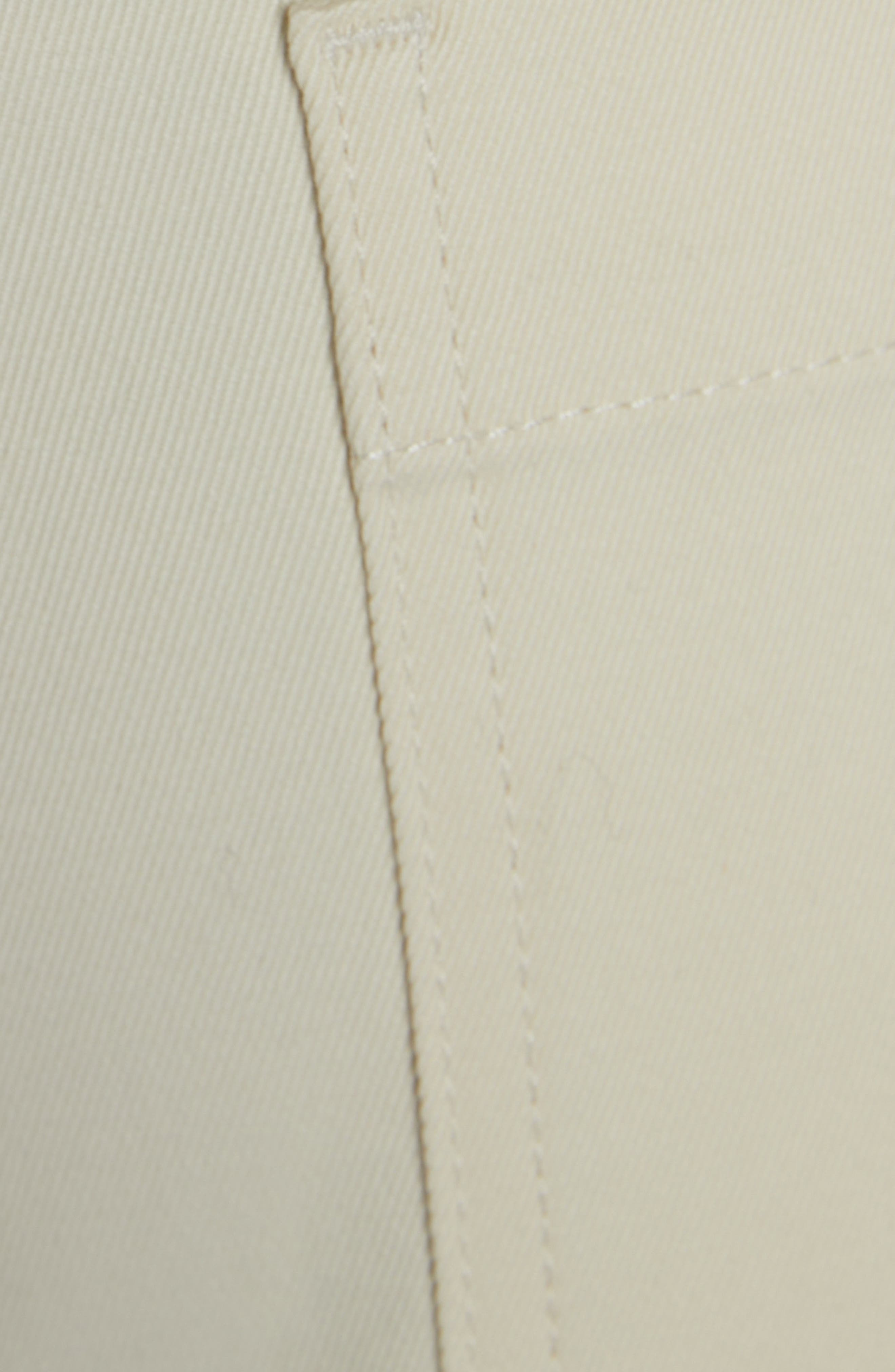 Moncler Stretch Cotton Gabardine Shorts in White at Nordstrom - 6