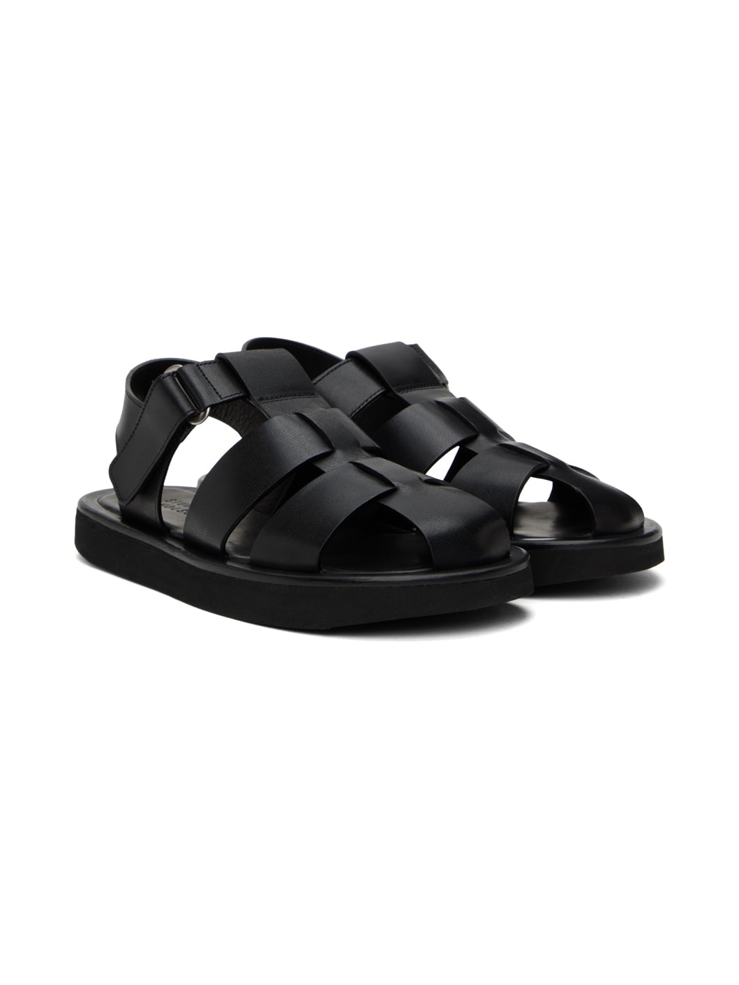 Black Cassius Sandals - 4