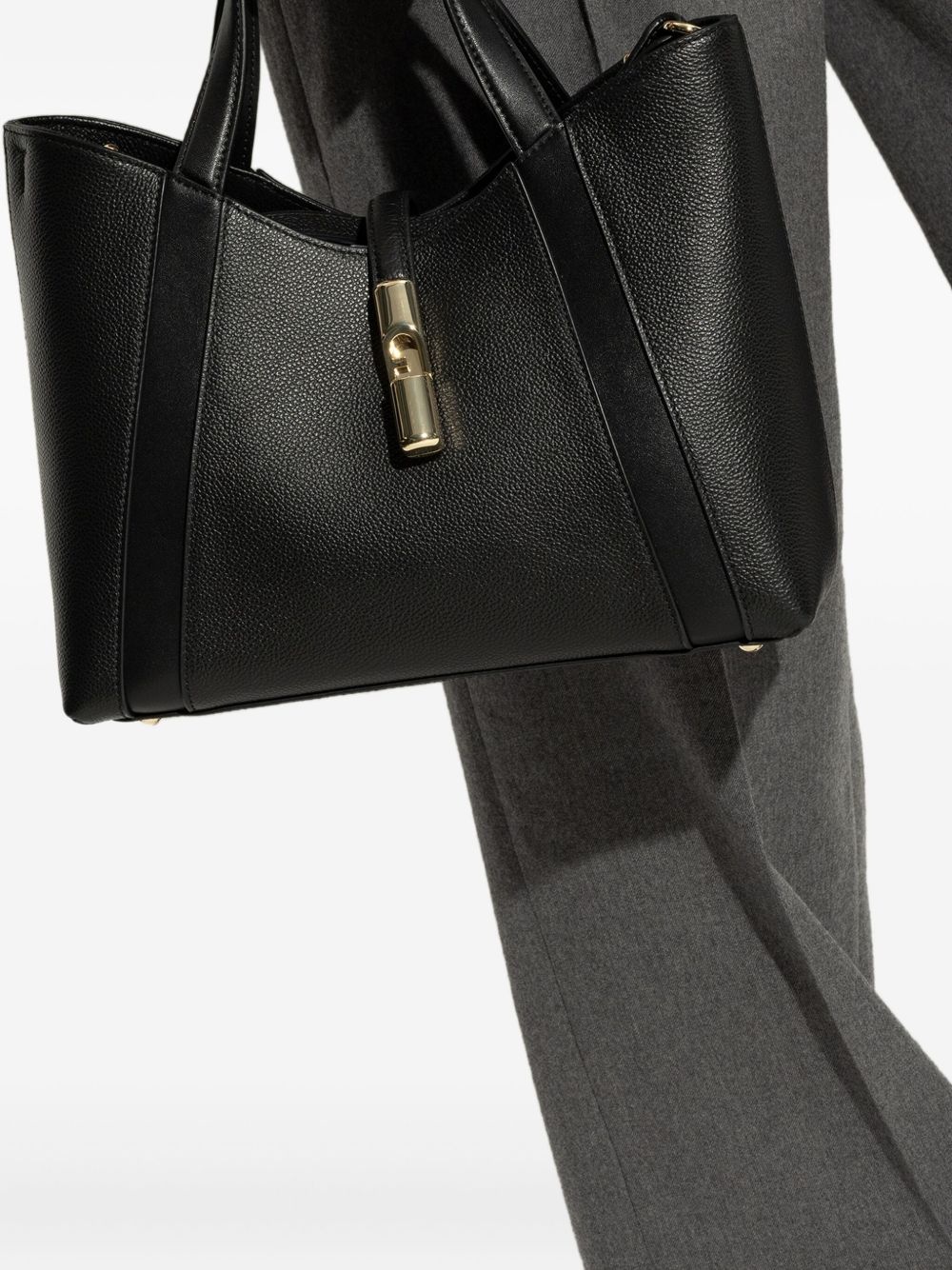 leather tote bag - 2