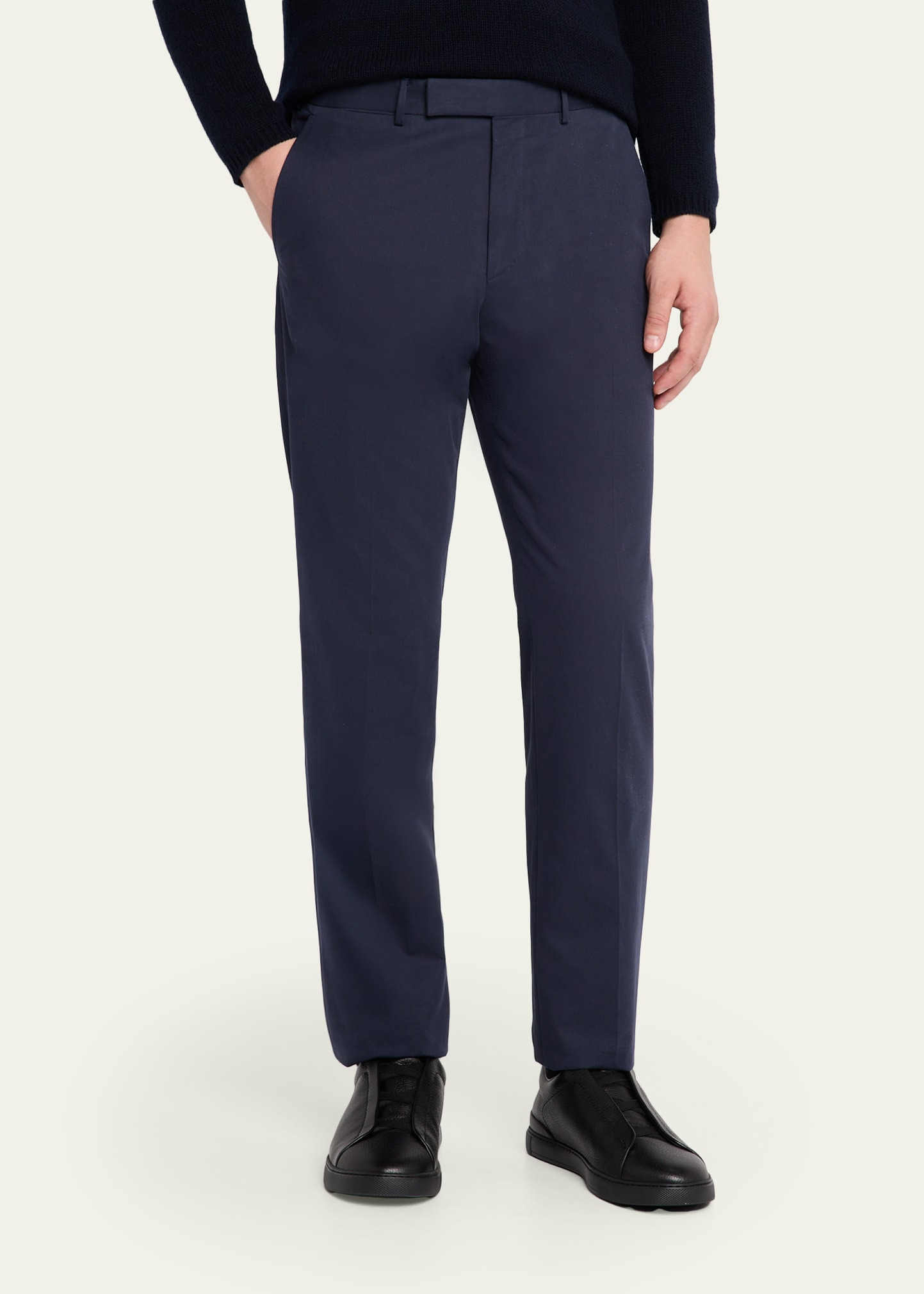 Men's CashCo Slim Flat-Front Trousers - 4