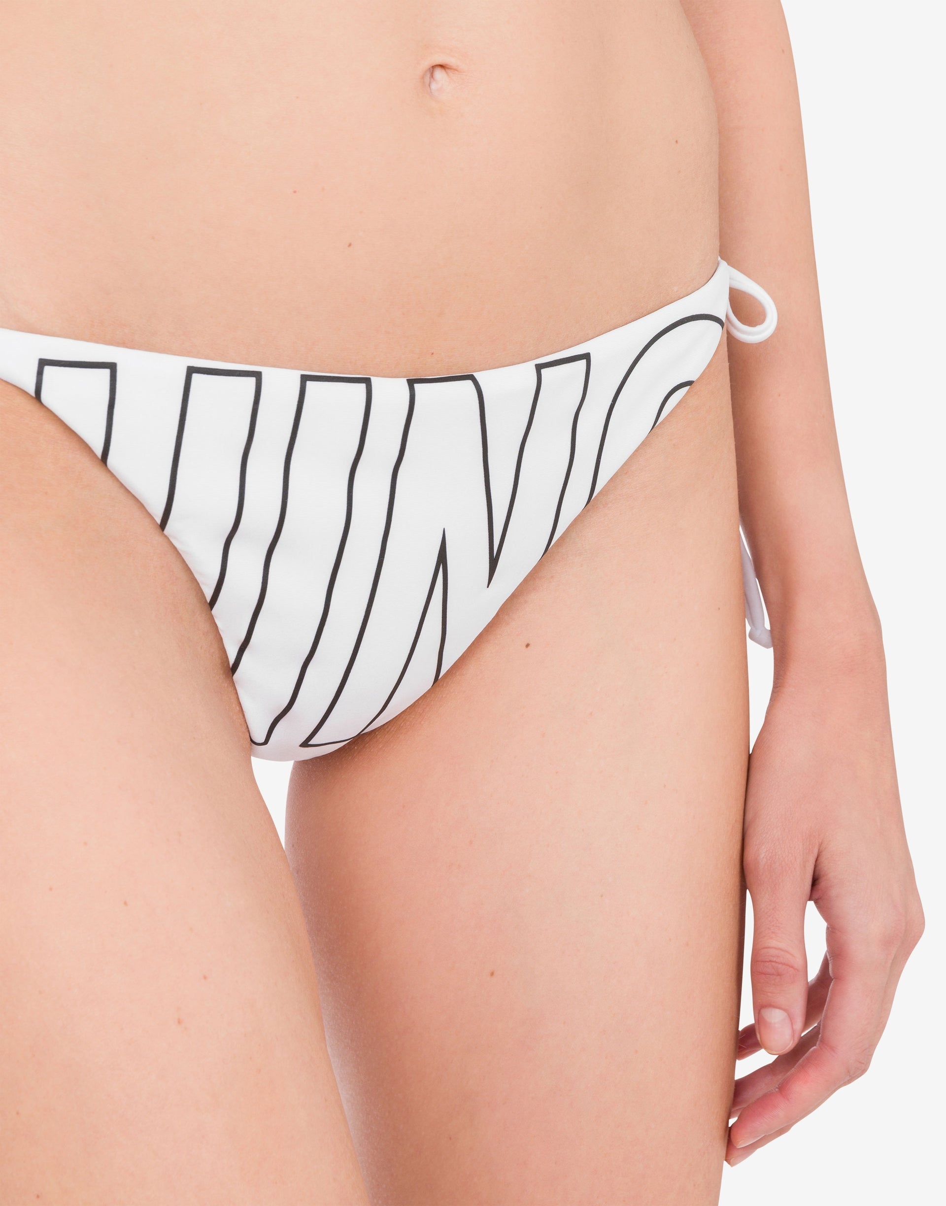 RUBBER LOGO SWIM BRIEFS WITH LACES - 3