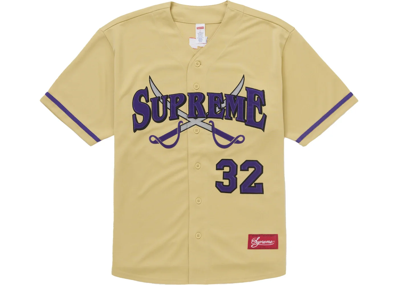 Supreme Swords Baseball Jersey Gold - 1